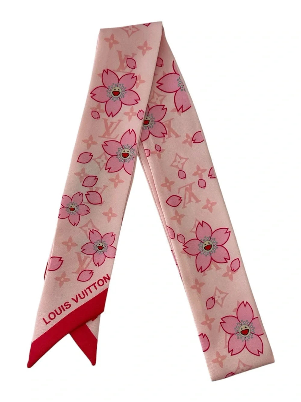 Louis Vuitton x Takashi Murakami Monogram Cherry Blossom Bandeau BB - Pink